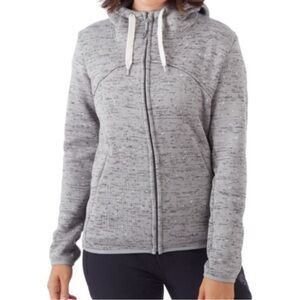 MAMMUT Women’s Chamuera ML Hooded Fleece Jacket. Gray. Size Medium.